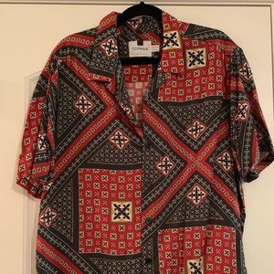 Topman printed shirt